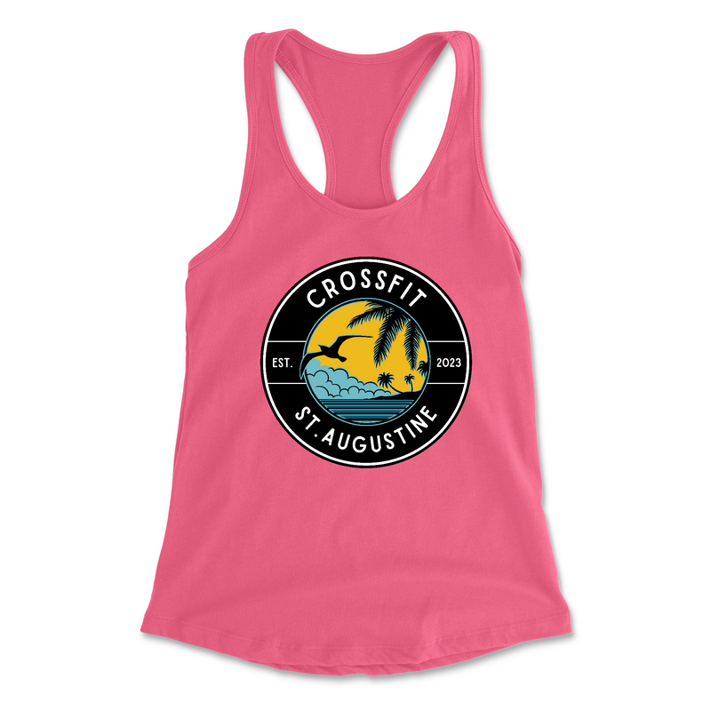 Womens 2X-Large HOT_PINK Tank Top