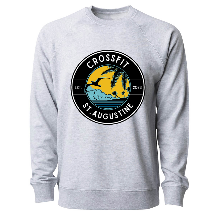 Mens 2X-Large ATHLETIC_HEATHER CrewNeck