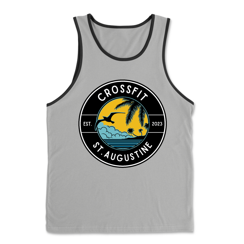 Mens 2X-Large HEATHER_GRAY Tank Top