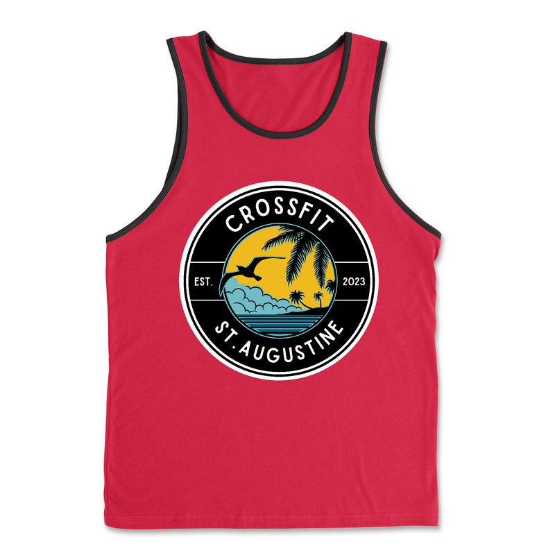 Mens 2X-Large RED Tank Top