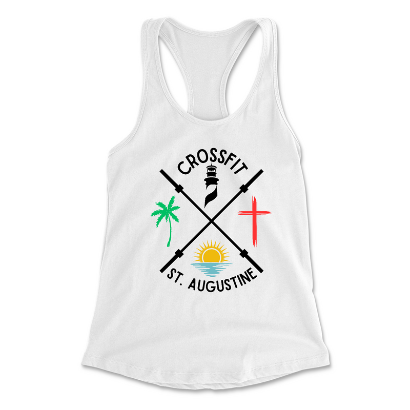 Womens 2X-Large WHITE Tank Top