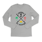 Mens 2X-Large HEATHER_GRAY Long Sleeve