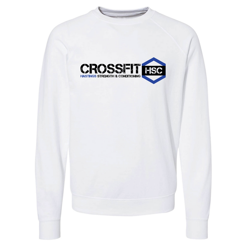 Mens 2X-Large WHITE CrewNeck