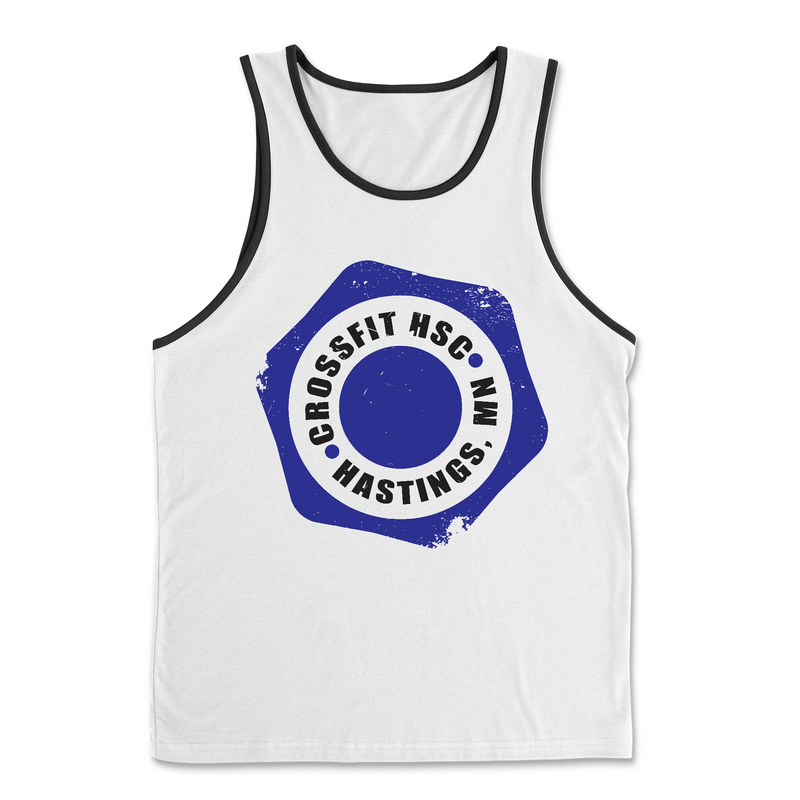 Mens 2X-Large WHITE Tank Top
