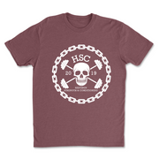 Mens 2X-Large HEATHER_MAROON T-Shirt