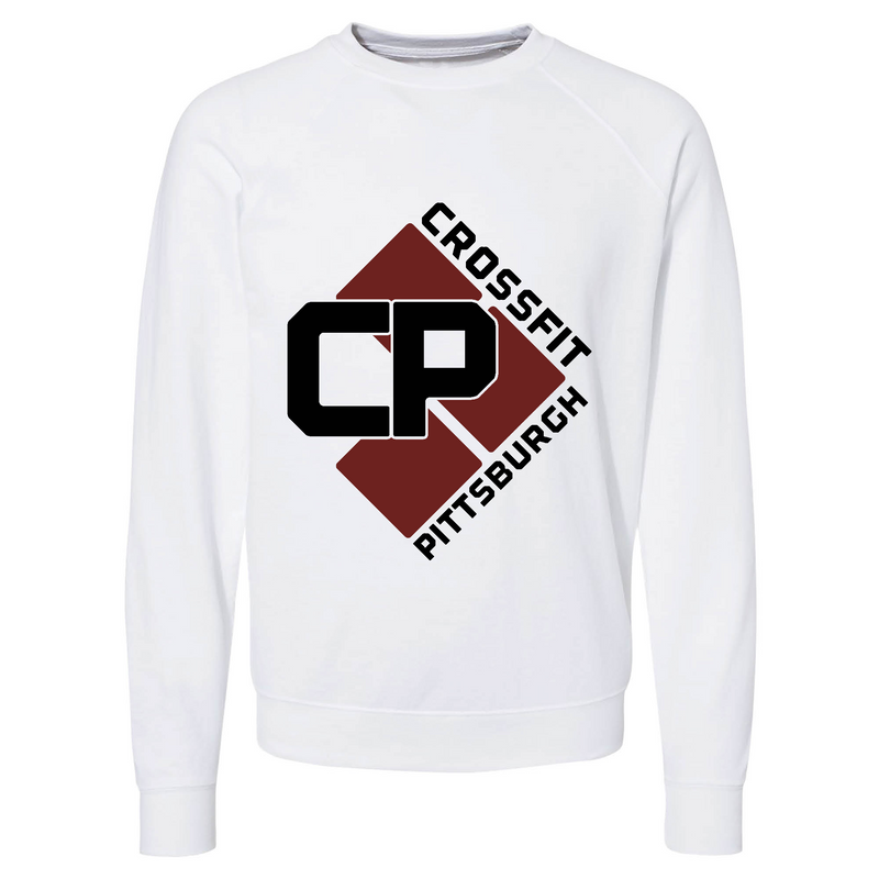 Mens 2X-Large WHITE CrewNeck
