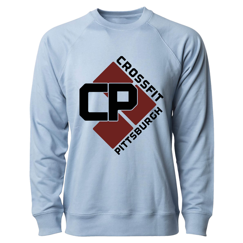 Mens 2X-Large MISTY_BLUE CrewNeck
