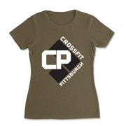 Womens 2X-Large MILITARY_GREEN T-Shirt