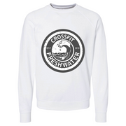 Mens 2X-Large WHITE CrewNeck