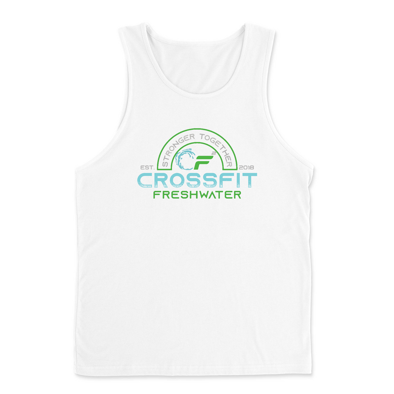 Mens 2X-Large WHITE Tank Top