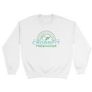 Mens 2X-Large WHITE Midweight Sweatshirt