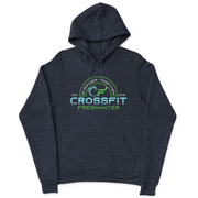Mens 2X-Large NAVY_HEATHER Hooded T-Shirt
