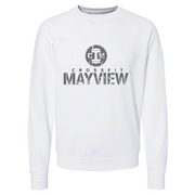 Mens 2X-Large WHITE CrewNeck