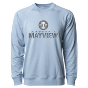 Mens 2X-Large MISTY_BLUE CrewNeck