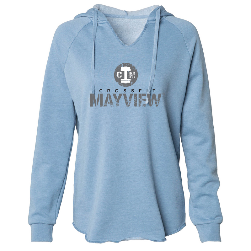 Womens 2X-Large MISTY_BLUE Hoodie