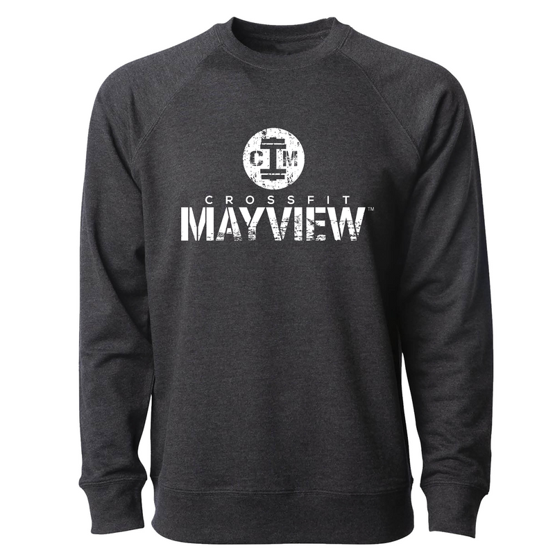 Mens 2X-Large CHARCOAL_HEATHER CrewNeck