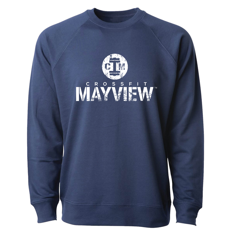 Mens 2X-Large INDIGO CrewNeck