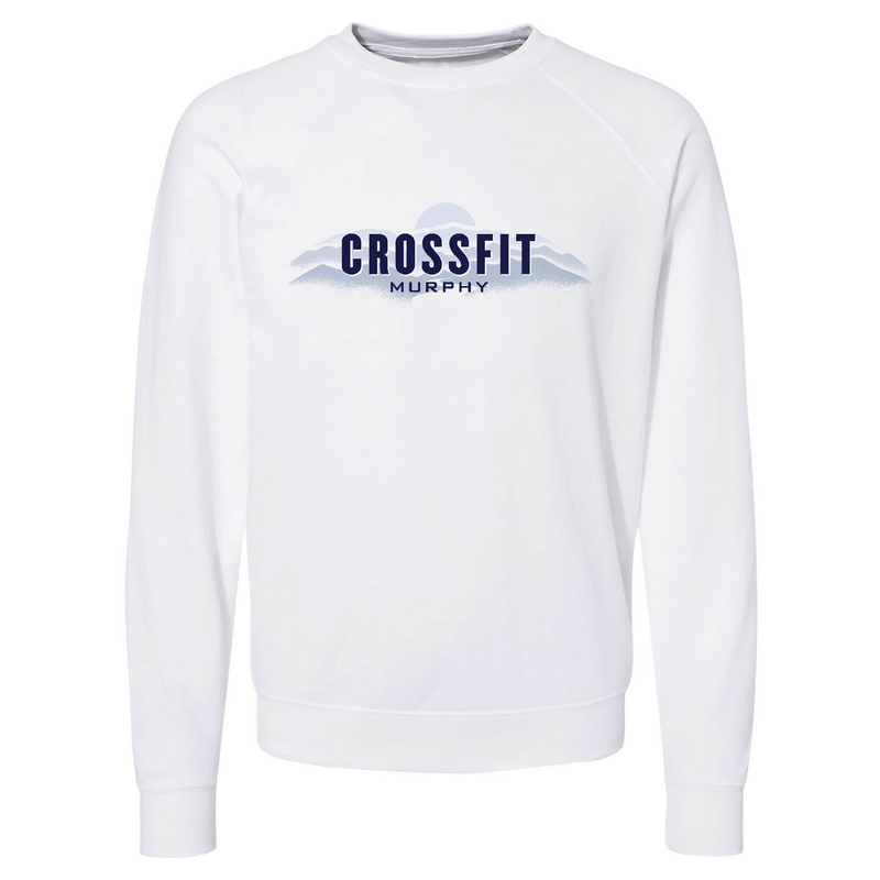 Mens 2X-Large WHITE CrewNeck