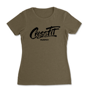 Womens 2X-Large MILITARY_GREEN T-Shirt