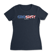 Womens 2X-Large DARK_NAVY T-Shirt