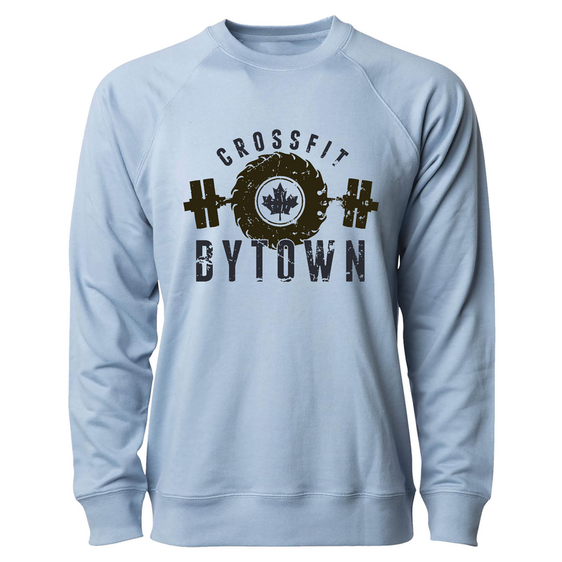 Mens 2X-Large MISTY_BLUE CrewNeck
