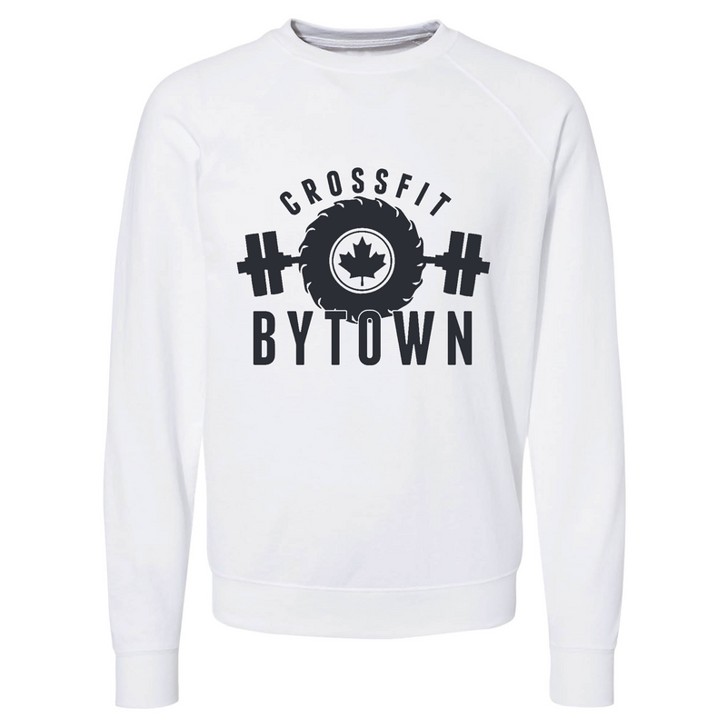 Mens 2X-Large WHITE CrewNeck