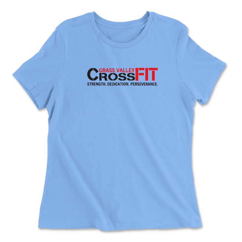 Grass Valley CrossFit Standard Womens - Relaxed Jersey T-Shirt