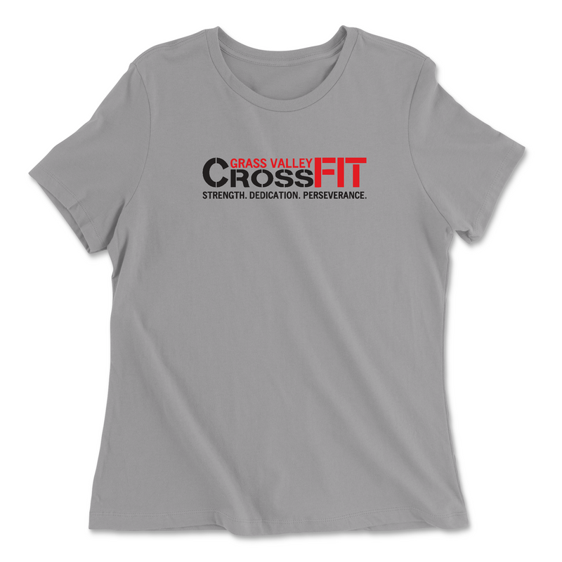 Grass Valley CrossFit Standard Womens - Relaxed Jersey T-Shirt