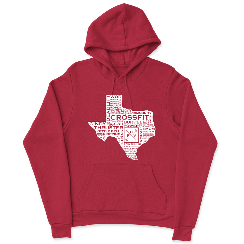 Mens 2X-Large RED Hoodie