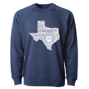 Mens 2X-Large INDIGO CrewNeck