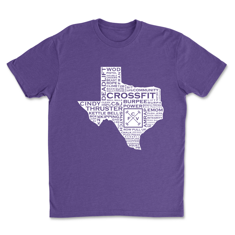 Mens 2X-Large PURPLE_RUSH T-Shirt