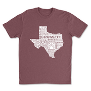 Mens 2X-Large HEATHER_MAROON T-Shirt