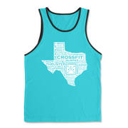 Mens 2X-Large TAHITI_BLUE Tank Top