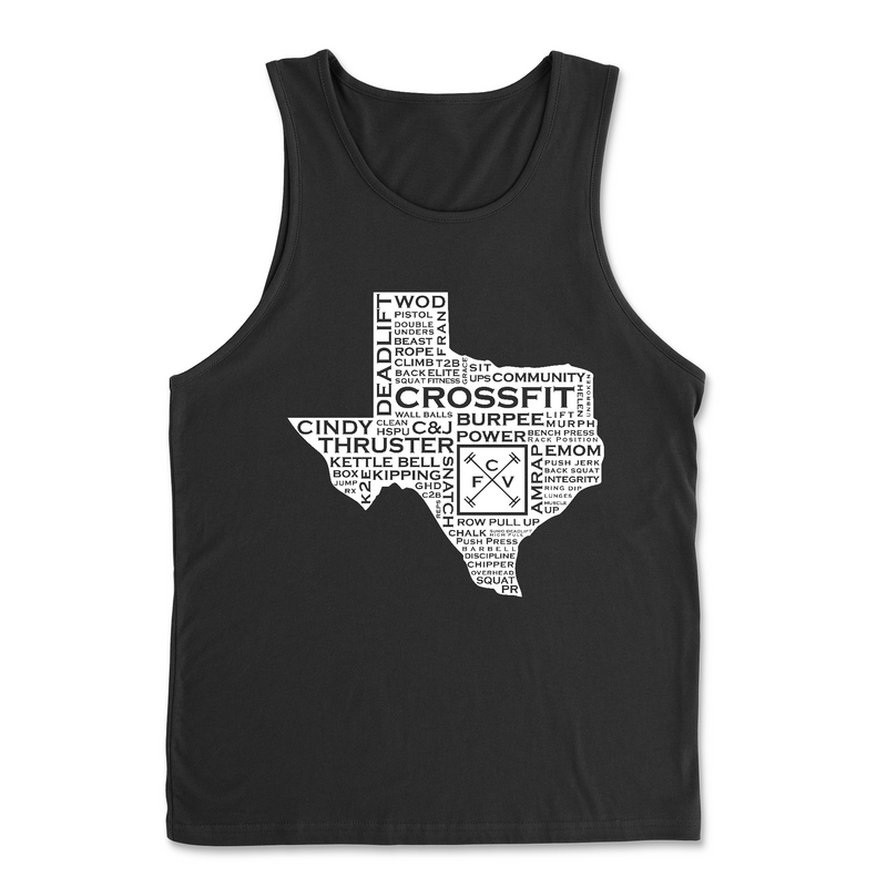 Mens 2X-Large BLACK Tank Top