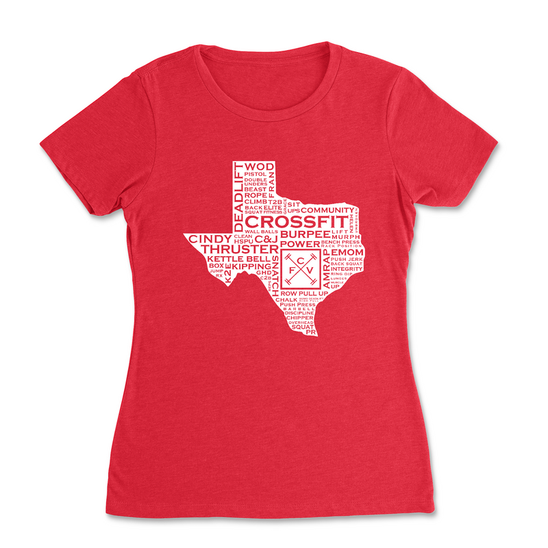 Womens 2X-Large RED T-Shirt