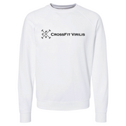 Mens 2X-Large WHITE CrewNeck