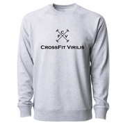 Mens 2X-Large ATHLETIC_HEATHER CrewNeck