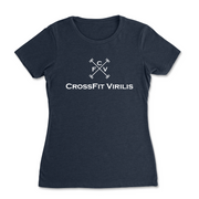 Womens 2X-Large DARK_NAVY T-Shirt