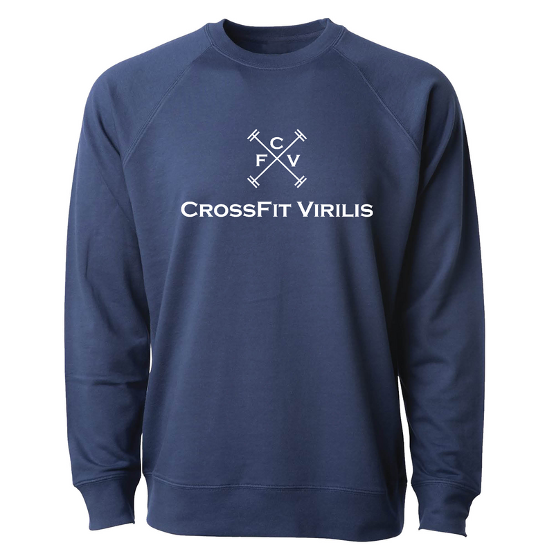 Mens 2X-Large INDIGO CrewNeck
