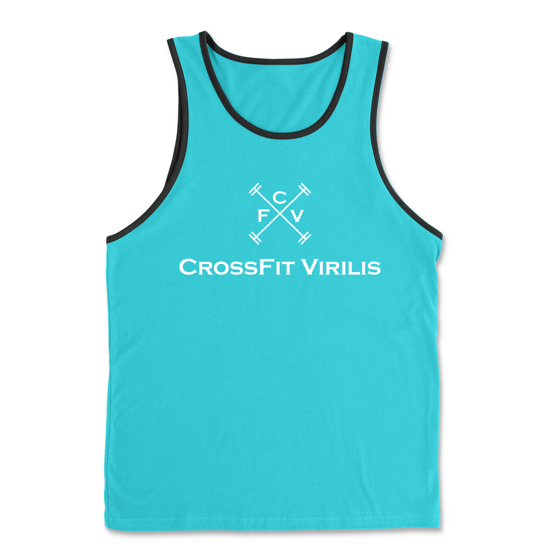 Mens 2X-Large TAHITI_BLUE Tank Top
