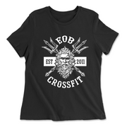 Womens 2X-Large BLACK T-Shirt