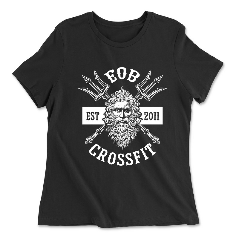 Womens 2X-Large BLACK T-Shirt