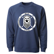Mens 2X-Large INDIGO CrewNeck