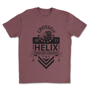 Mens 2X-Large HEATHER_MAROON T-Shirt