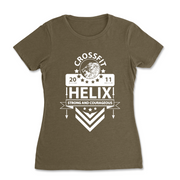 Womens 2X-Large MILITARY_GREEN T-Shirt