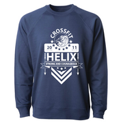 Mens 2X-Large INDIGO CrewNeck