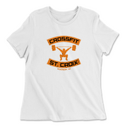 Womens 2X-Large WHITE Relaxed Jersey T-Shirt
