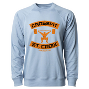 Mens 2X-Large MISTY_BLUE CrewNeck