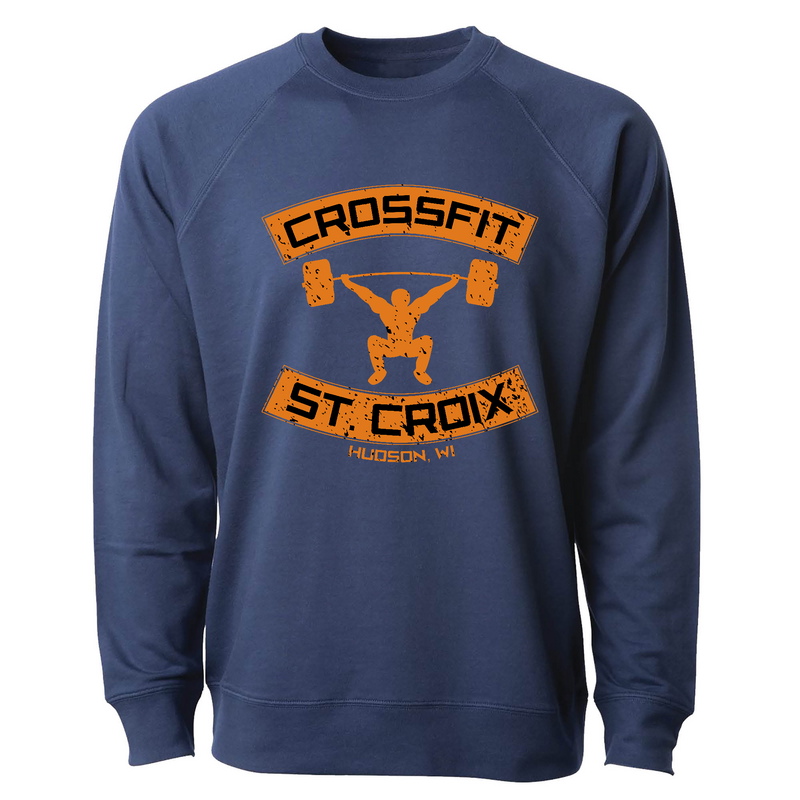Mens 2X-Large INDIGO CrewNeck