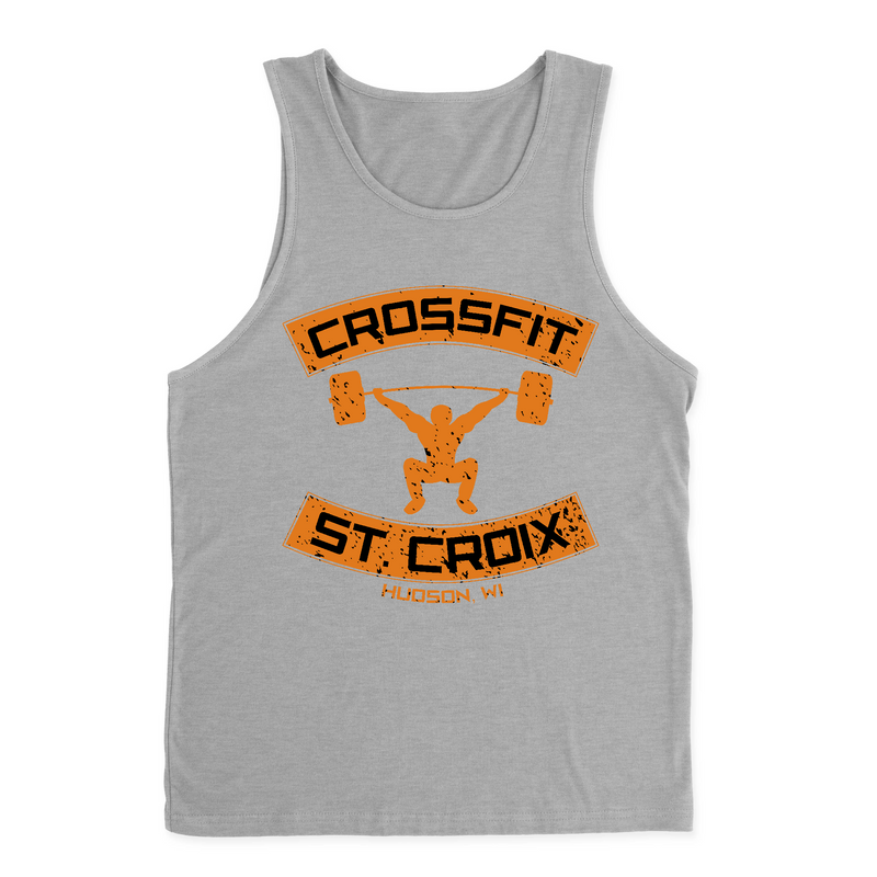 Mens 2X-Large HEATHER_GRAY Tank Top